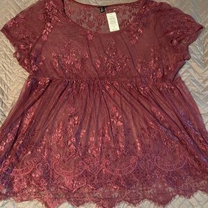 Torrid Size 3 Lacey top